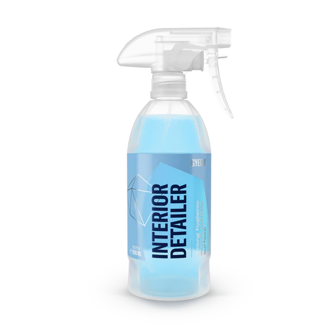 500mL bottle of GYEON Q²M Interior Detailer for cleaning and protecting all car interior surfaces with a matte finish.