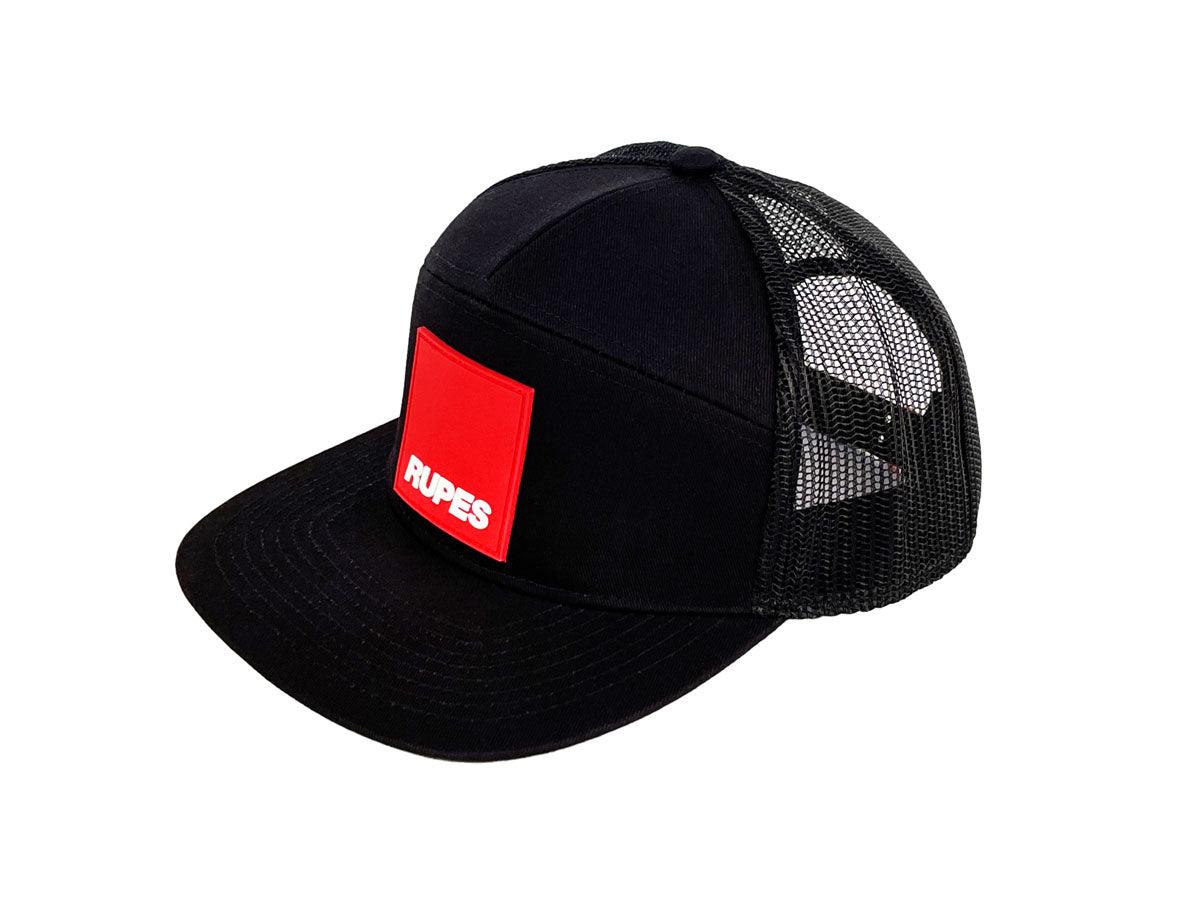 Rupes BASEBALL CAP with soft PVC logo, mesh back for ventilation, and adjustable snap for a comfortable, one-size fit.