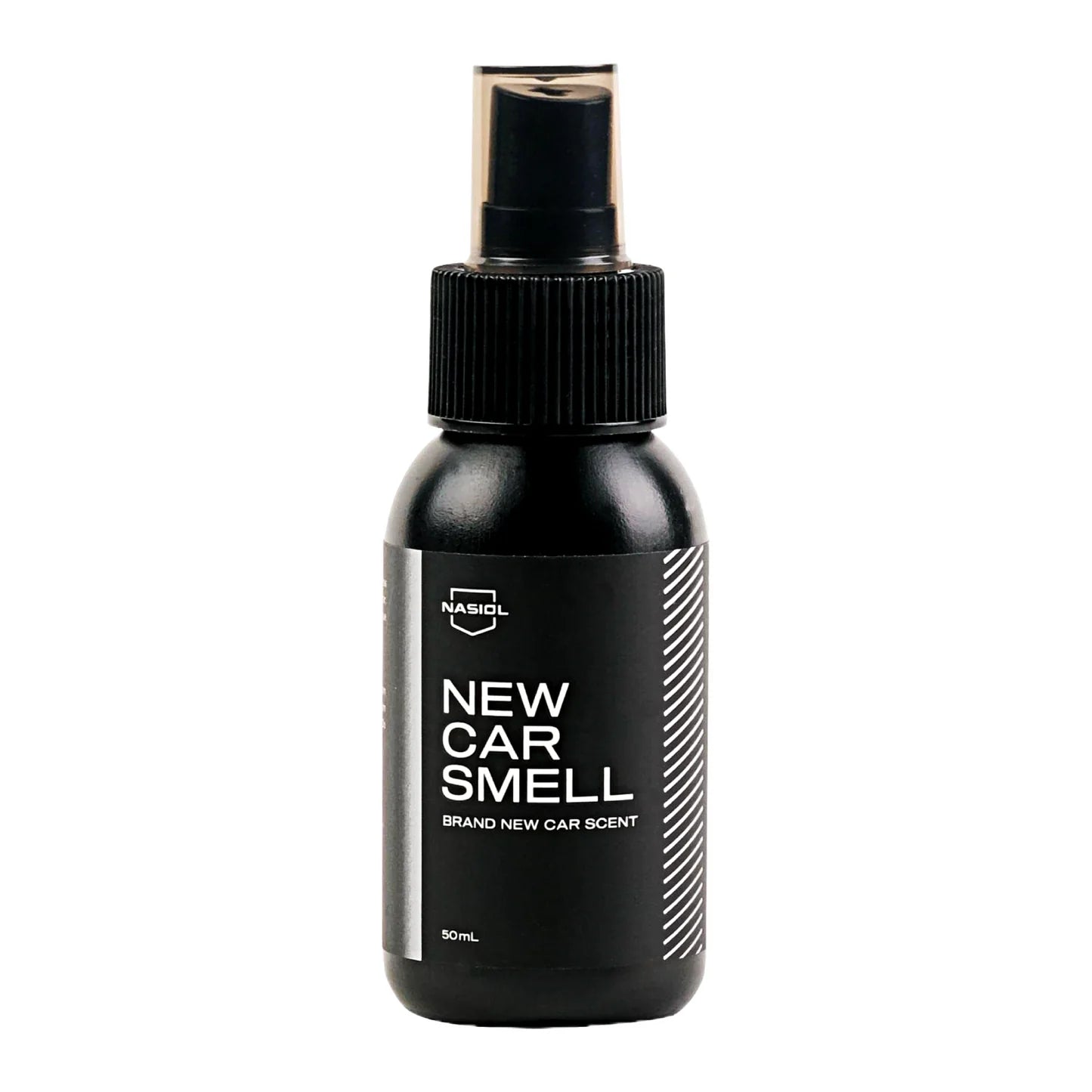 50mL bottle of Nasiol New Car Smell, a long-lasting essence that adds a new car scent to any vehicle regardless of age.