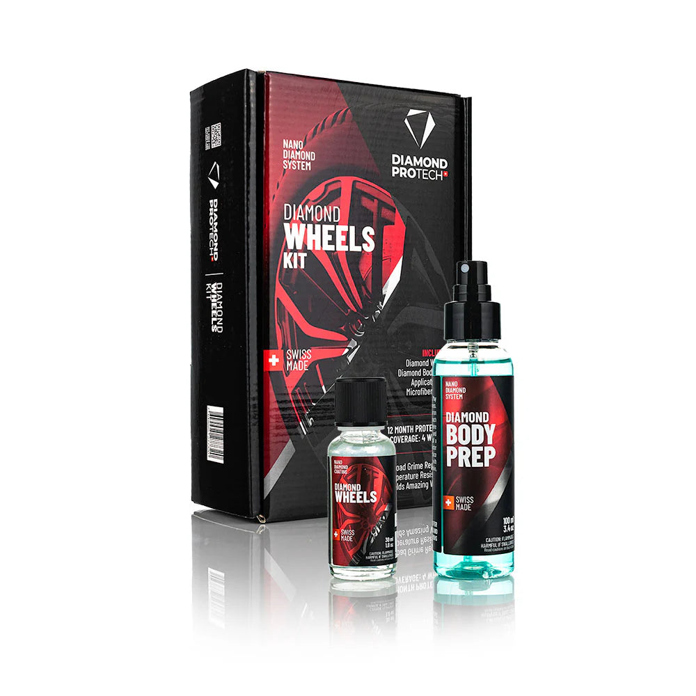 Diamond ProTech Diamond Wheels Kit shown with included Diamond Body Prep and Diamond Wheels coating.