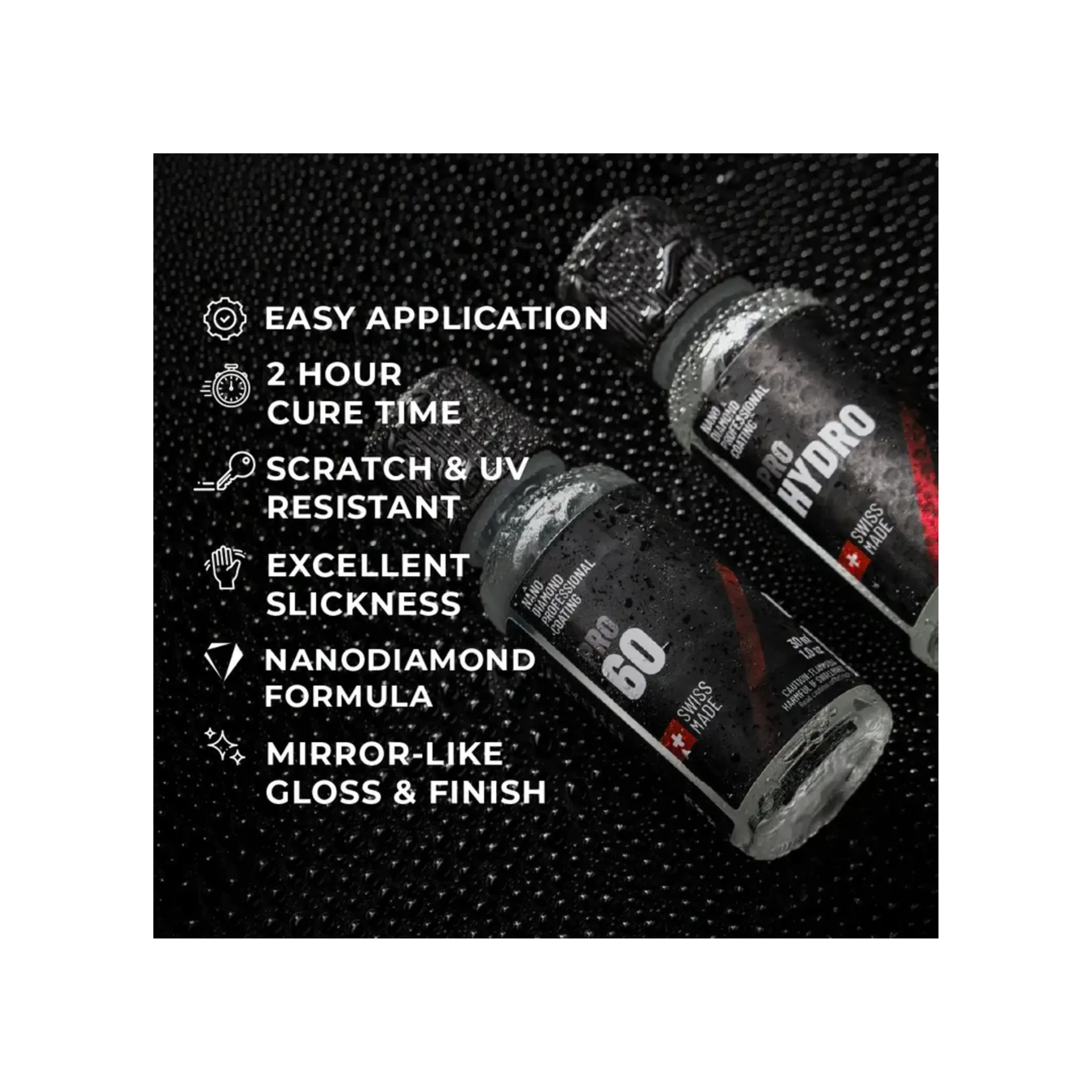 Detailed view of the Diamond ProTech PRO 60 Multiproduct Box, featuring excellent slickness along with UV and scratch resistance.