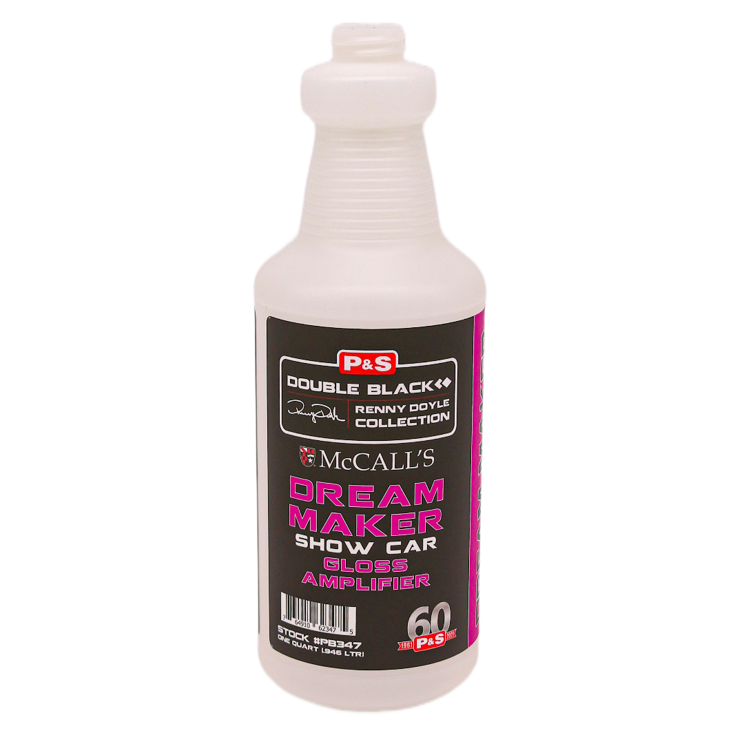 32 oz bottle of P&S Dream Maker, a gloss-enhancing spray safe on all paint types and usable as a drying aid.