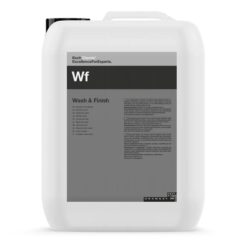 Koch-Chemie Wash & Finish for waterless exterior cleaning, care, and sealing in a single step.