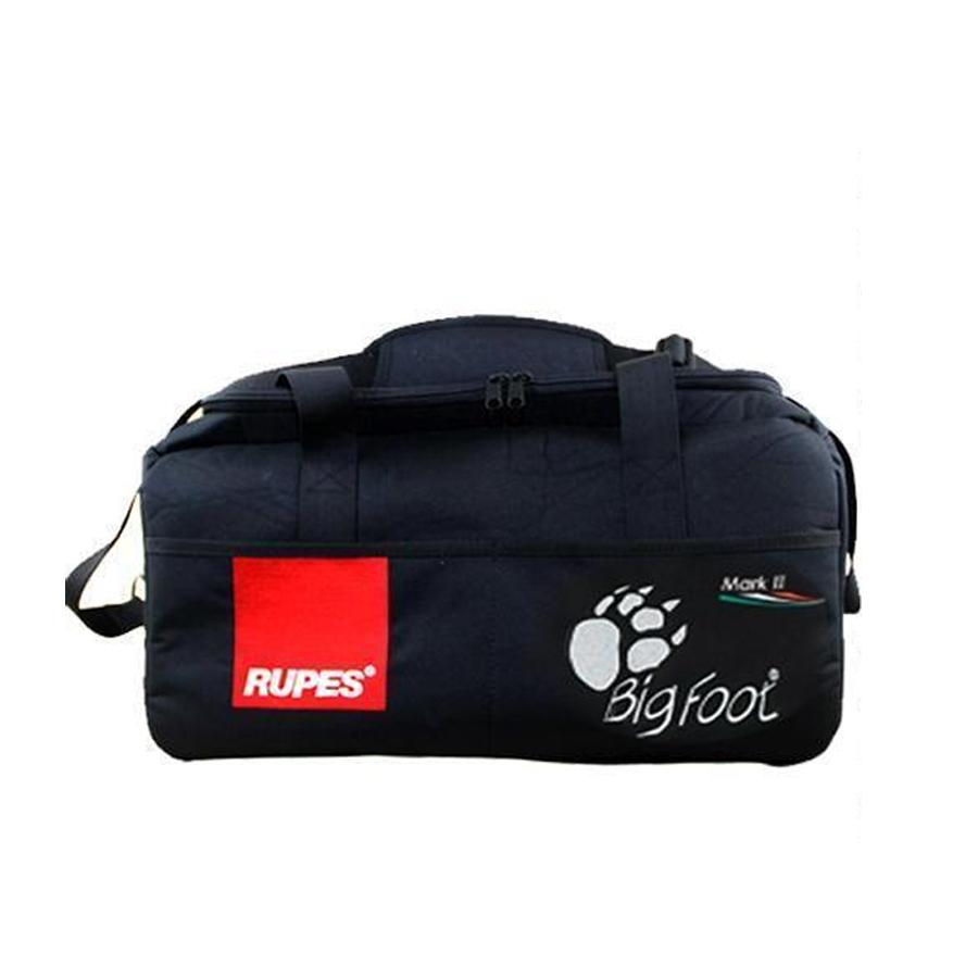 Rupes BigFoot Polisher Bag – durable, black carrying bag for detailing tools and accessories.