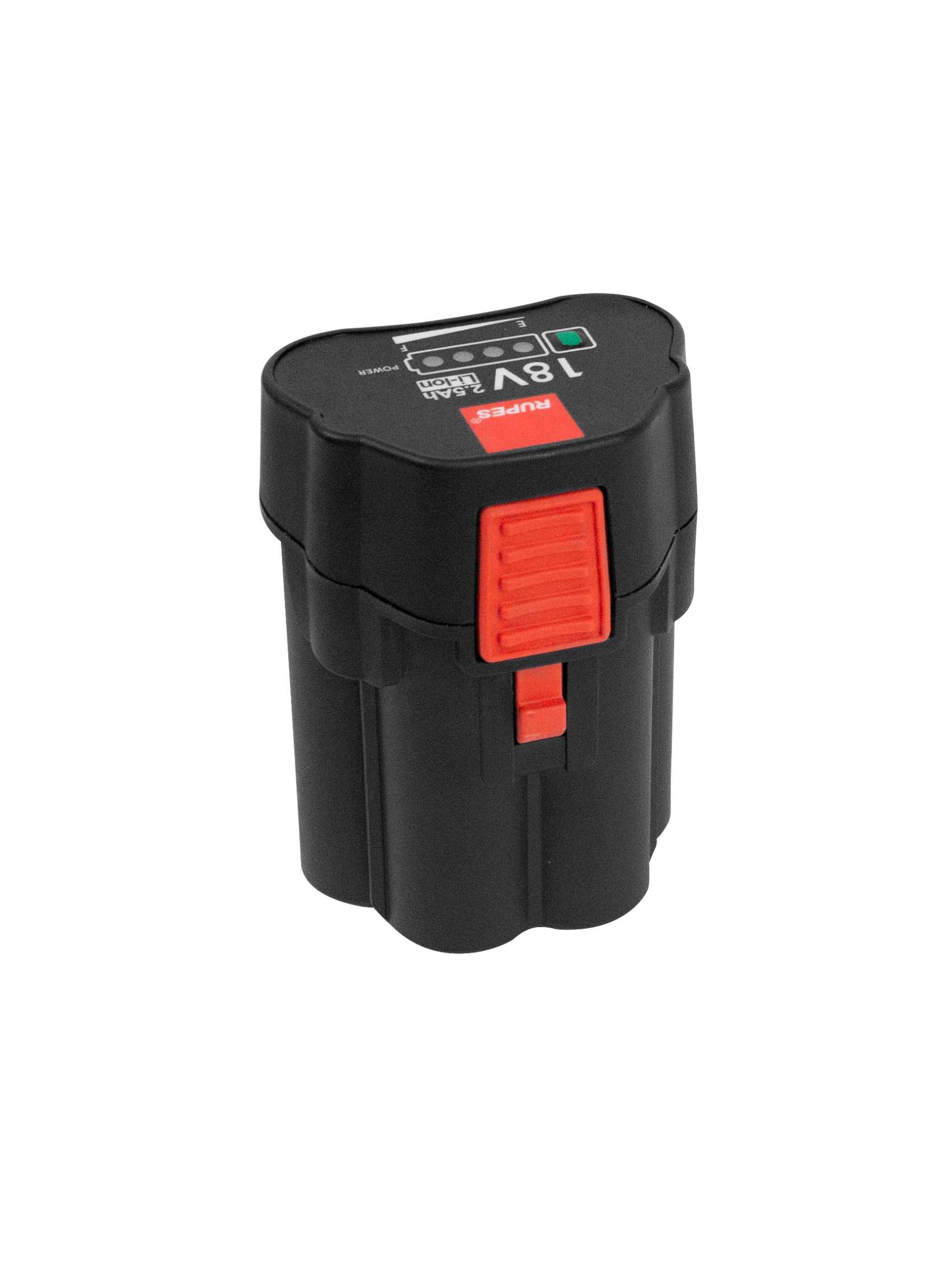 Detailed view of battery compatible with the RUPES BigFoot HLR75 Mini iBrid polisher.