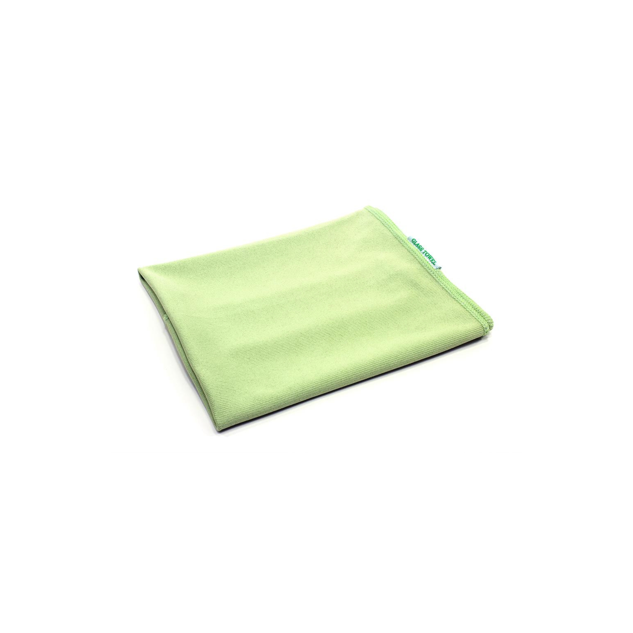 Autofiber Smooth Glass Microfiber Window and Mirror Towel, green single for streak-free window and mirror cleaning.