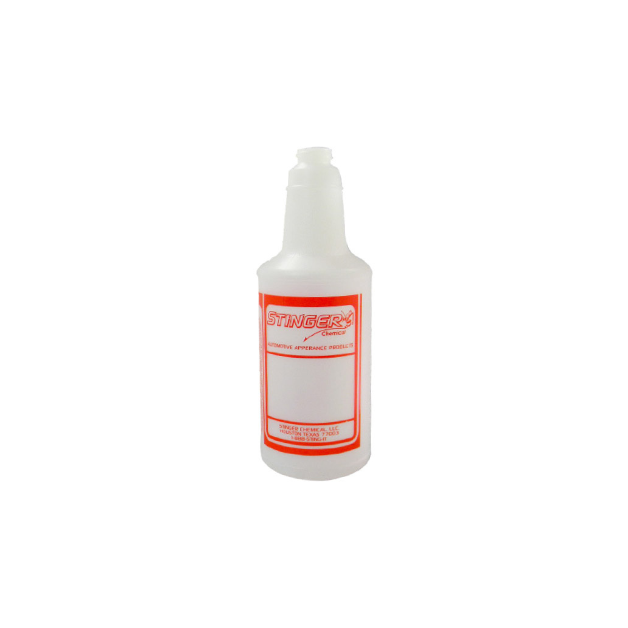 Stinger 32 oz spray bottle with trigger nozzle, designed for easy application of cleaning and detailing products.