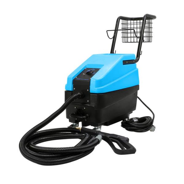 Mytee 1600 Focus Vapor Steamer with high-temperature steam for the cleaning and disinfecting of various surfaces.