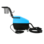 Side view of Mytee 1600 Focus Vapor Steamer with a five-gallon solution tank capacity for heavy duty use.