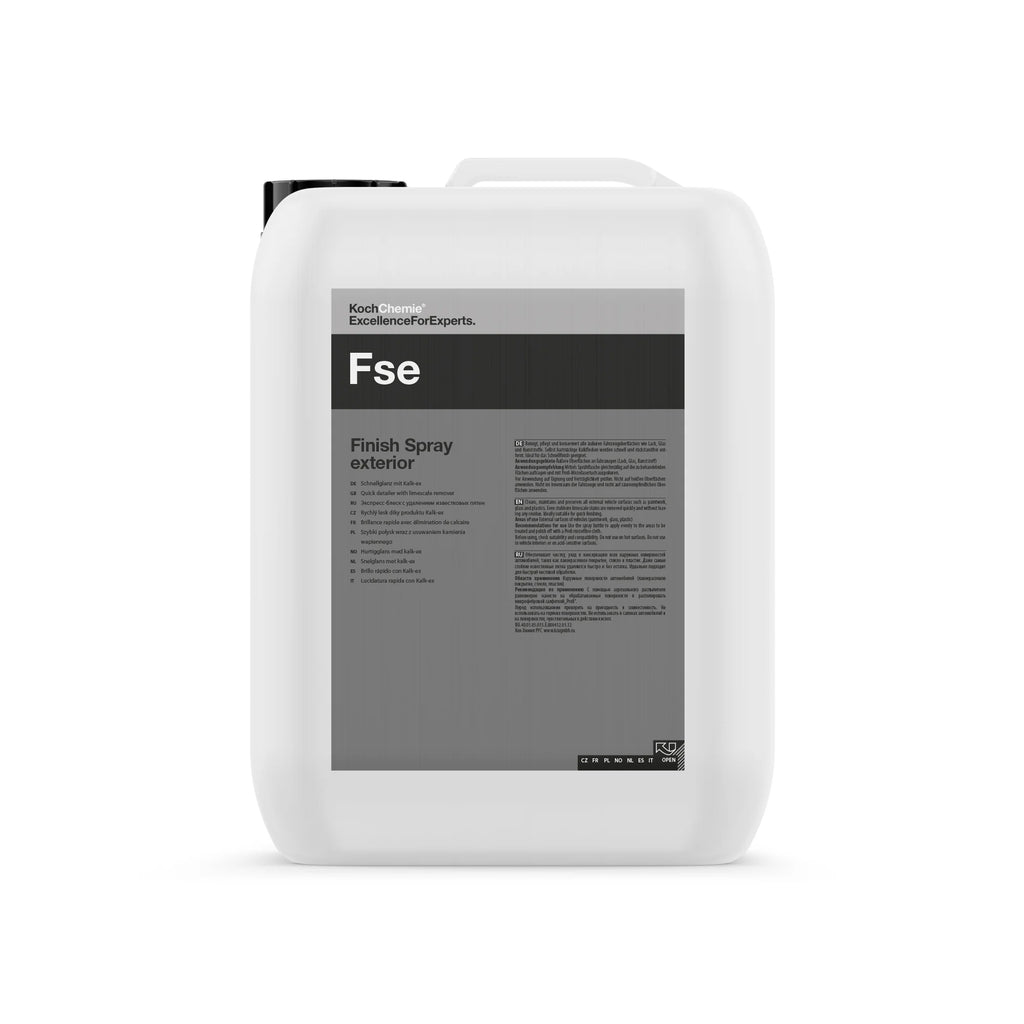 5L Koch-Chemie Finish Spray exterior - cleans, enhances gloss, and protects paint, glass, and plastic in one easy step.
