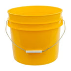 Supreme 3.5 Gallon Round Buckets with Wire Bale Handle & Plastic Grip