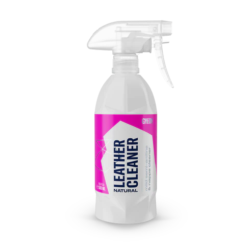 GYEON Q²M Leather Cleaner Natural, a gentle yet effective leather cleaner safe for all types of modern automotive leather.