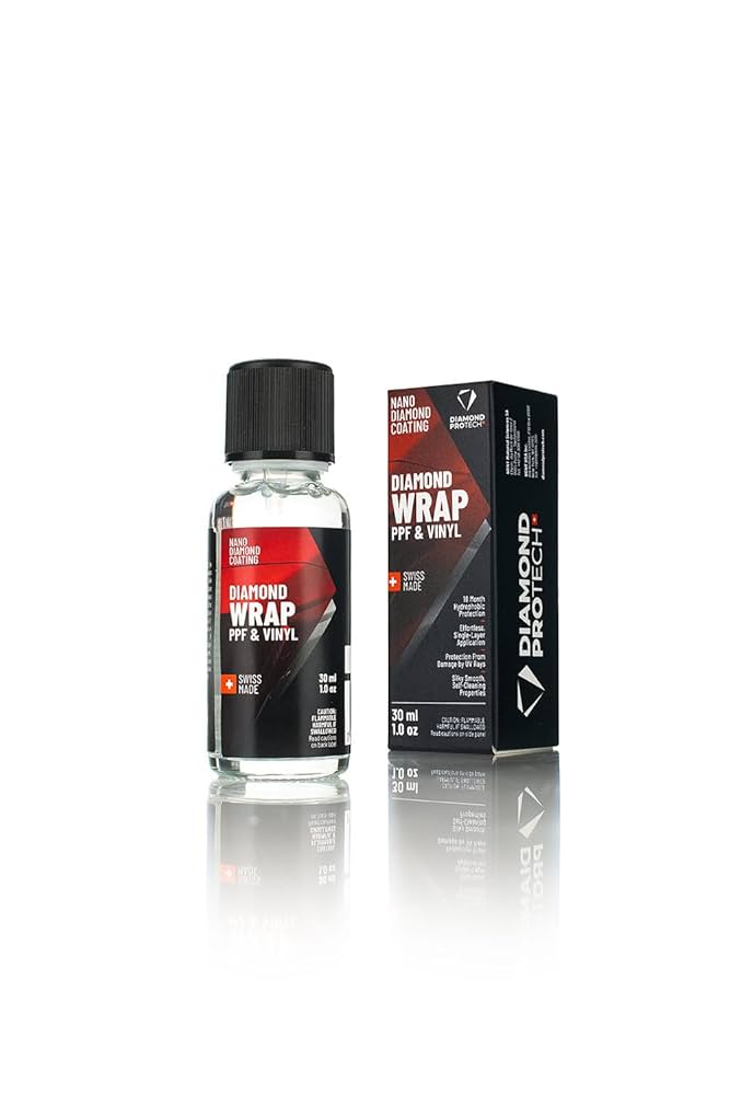 Diamond ProTech Diamond Wrap designed for flexible films like PPF without interfering with self-healing properties.
