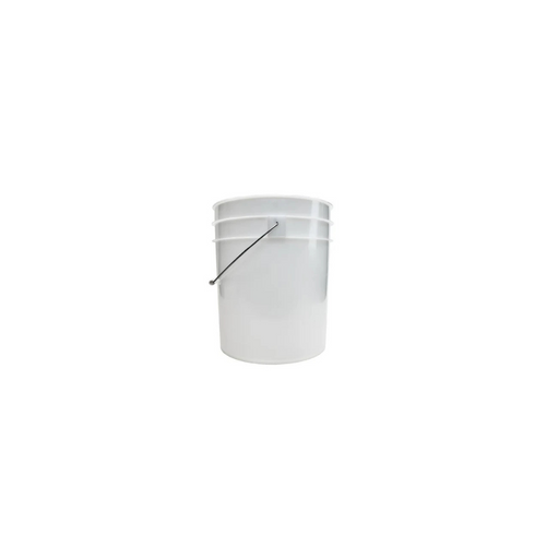 AutoFiber BLANK BUCKET 5 Gallon Semi-Transparent, unbranded design ideal for professional car detailing setups.