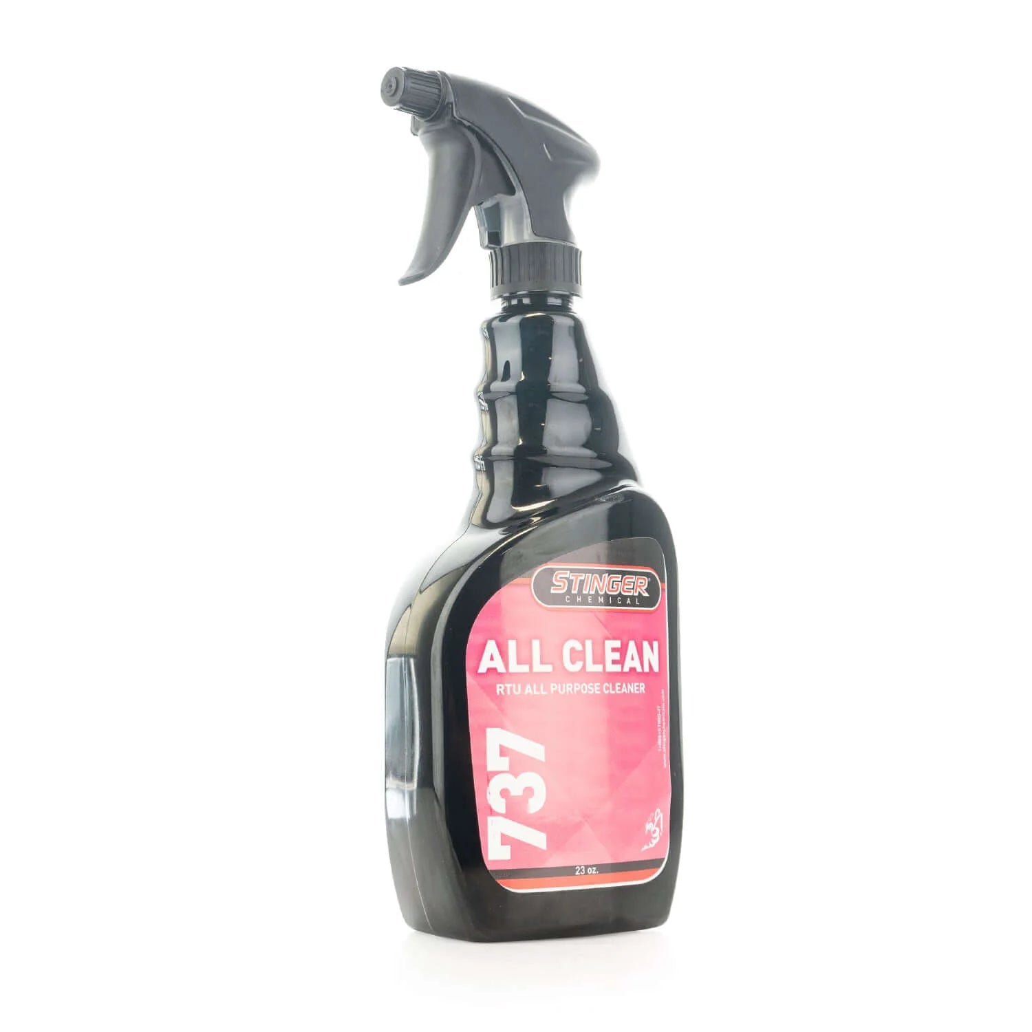 RTU 23oz of STINGER 737 ALL CLEAN, a biodegradable cleaner that removes dirt and grease in one step; safe for interiors.