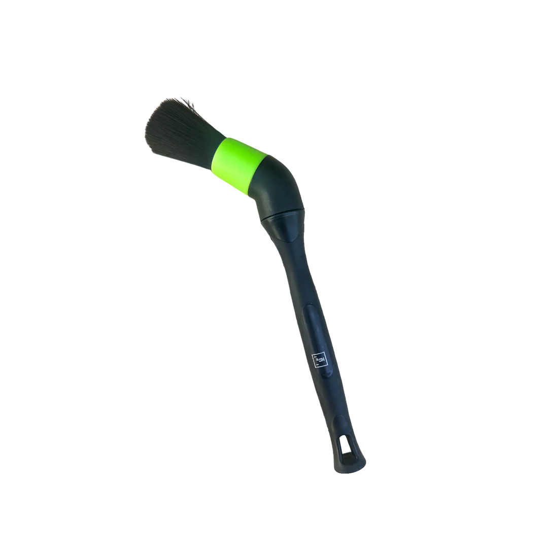 Koch-Chemie Green Exterior Brush with ultra-soft bristles for safe cleaning of chrome, piano black, and sensitive surfaces.