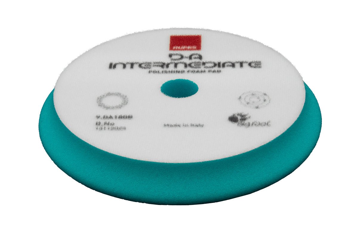 Overview of RUPES D-A INTERMEDIATE Foam Polishing Pad, a versatile pad for both defect removal and final polishing.