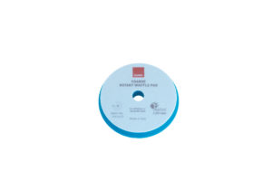 Overview of RUPES WAFFLE COARSE Polishing Foam Pad, the coarsest waffle pad for heavy defect removal without overheating.