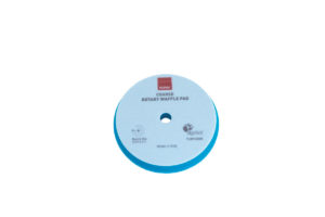 Overview of RUPES WAFFLE COARSE Polishing Foam Pad, the coarsest waffle pad for heavy defect removal without overheating.