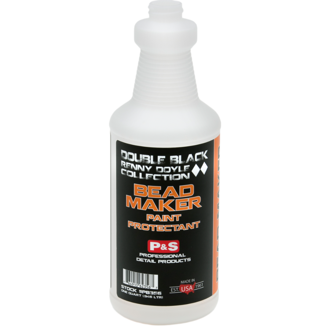 32 oz bottle of P&S Bead Maker, usable wet or dry and safe on all exterior surfaces for quick application.