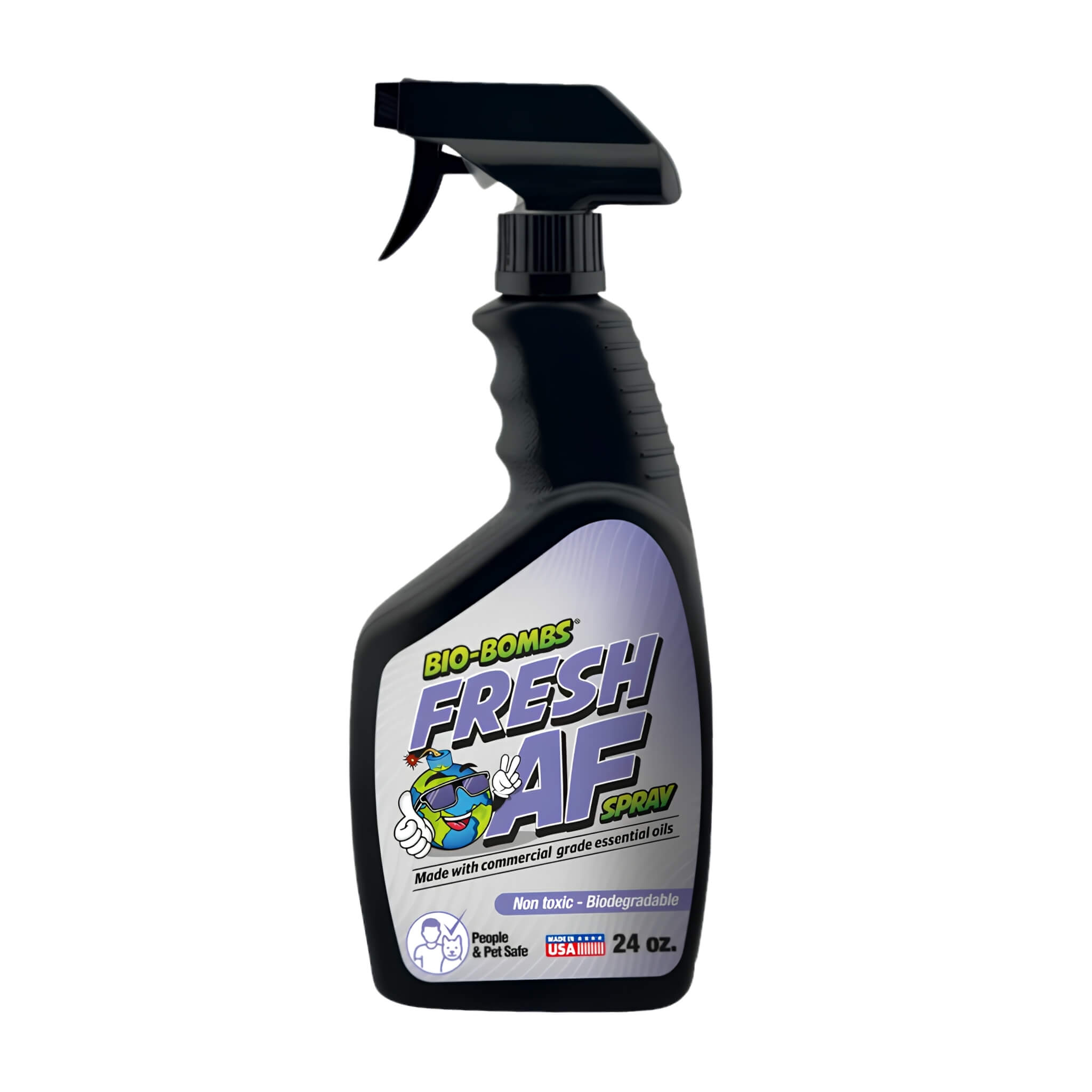 Bio-Bombs Fresh AF Air Freshener Spray – a water-based, fine-mist air freshener designed to deliver instant freshness anywhere.
