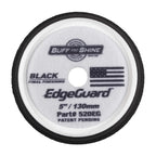Buff & Shine EdgeGuard Black Finishing Foam Pad maximizes gloss and evenly applies waxes or sealants on delicate paint.