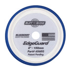 Buff & Shine EdgeGuard Blueberry Heavy Polishing Foam Pad removes medium defects without marring during one-step correction.
