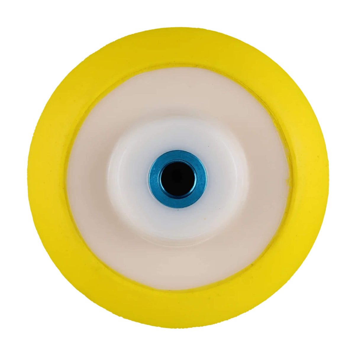 Buff and Shine J-Hook Backing Plate with 5/8"-11 threads securely holds polishing pads on rotary polishers.