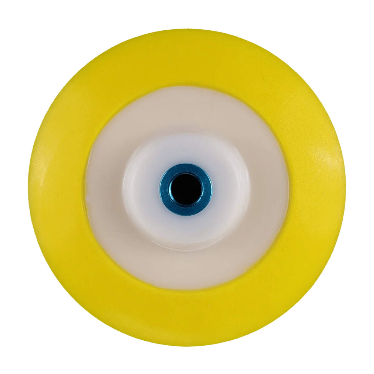 Buff and Shine J-Hook Backing Plate with 5/8"-11 threads securely holds polishing pads on rotary polishers.