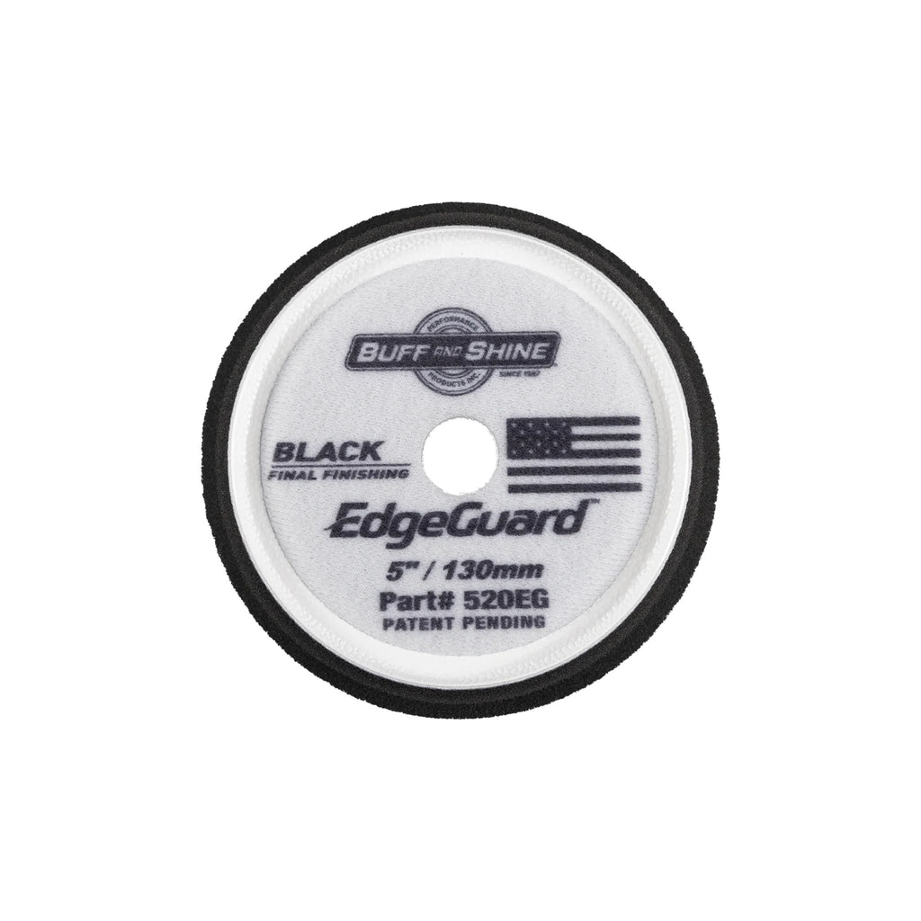 Buff and Shine EdgeGuard Foam Pad Black Finishing for 5-inch backing plates.