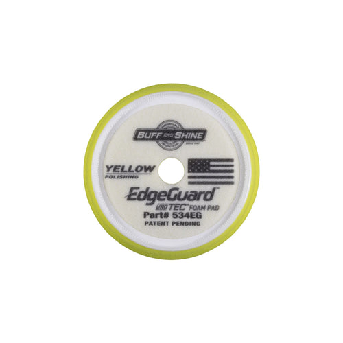 Buff and Shine EdgeGuard Foam Pad Yellow Polishing by Buff & Shine | Auto Detailing Supplies