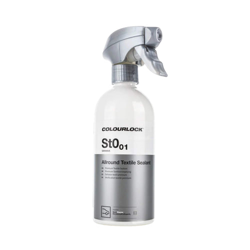 ColourLock Allround Textile Sealant protects fabric and convertible tops with durable water, oil, and stain resistance.