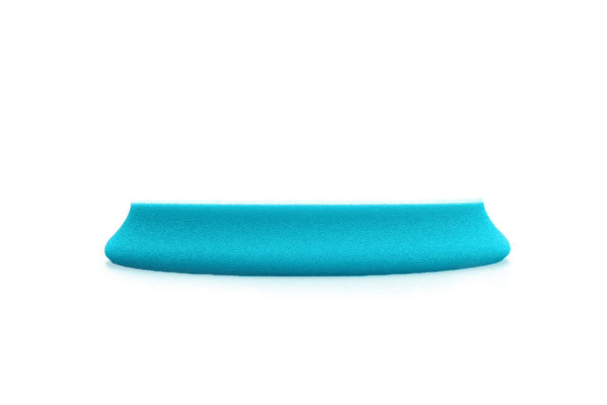 Side view of RUPES D-A INTERMEDIATE Foam Polishing Pad with contoured edges and highly engineered foam.