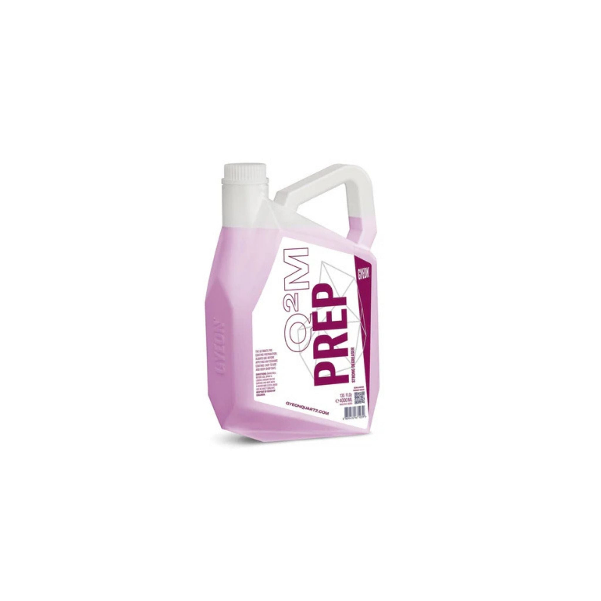 Gyeon Q²M Prep Spray bottle with pink label on a white background