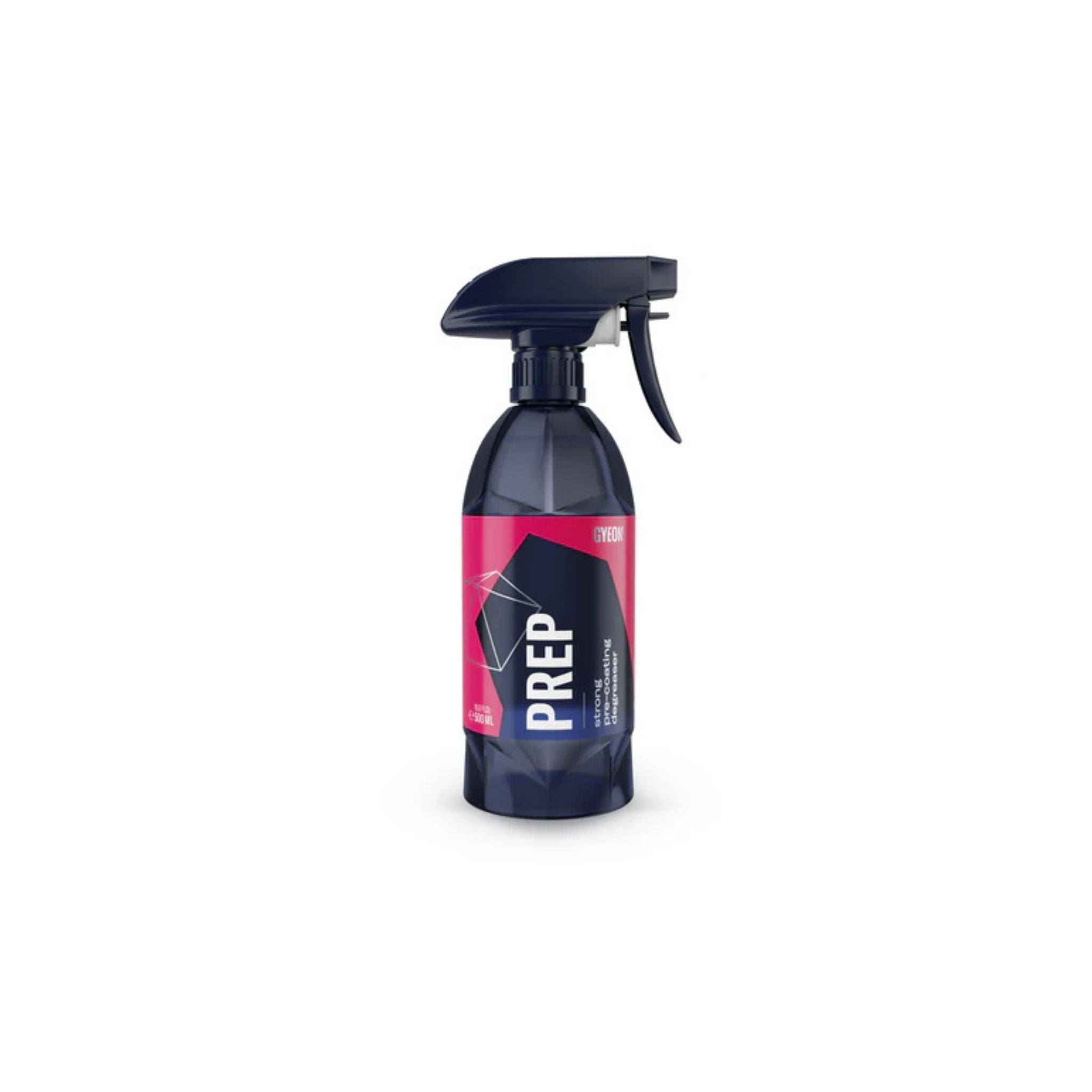 Gyeon Q²M Prep Spray bottle with pink label on a white background