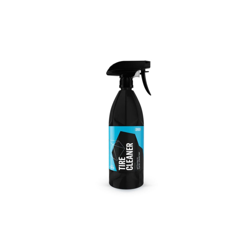 Gyeon Q²M Tire Cleaner 1000 Spray dark bottle labeled 'Tire Cleaner' on a white background