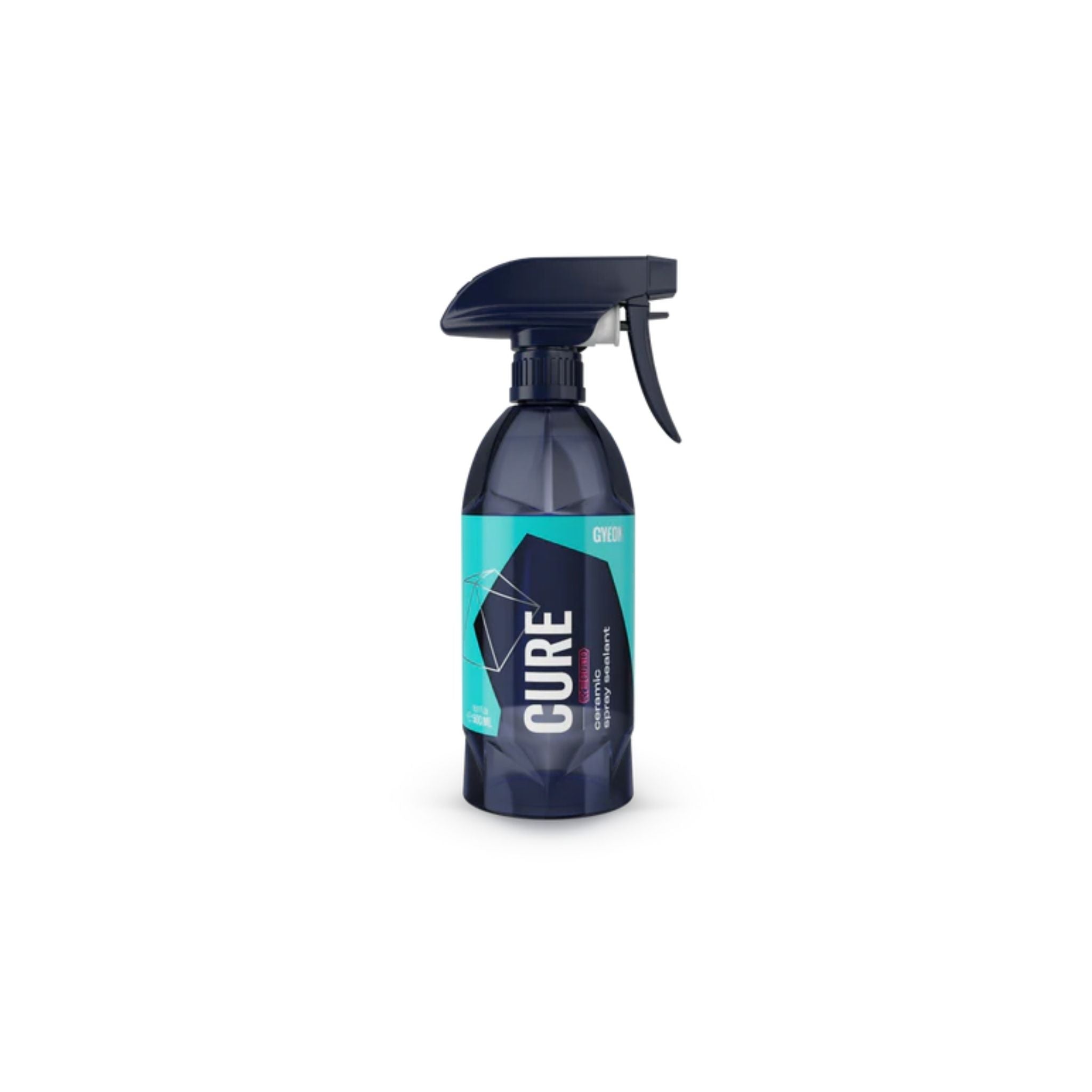 Gyeon Q²M Cure Redefined car detailing spray used to boost gloss, slickness, and water repellency on coated vehicles.