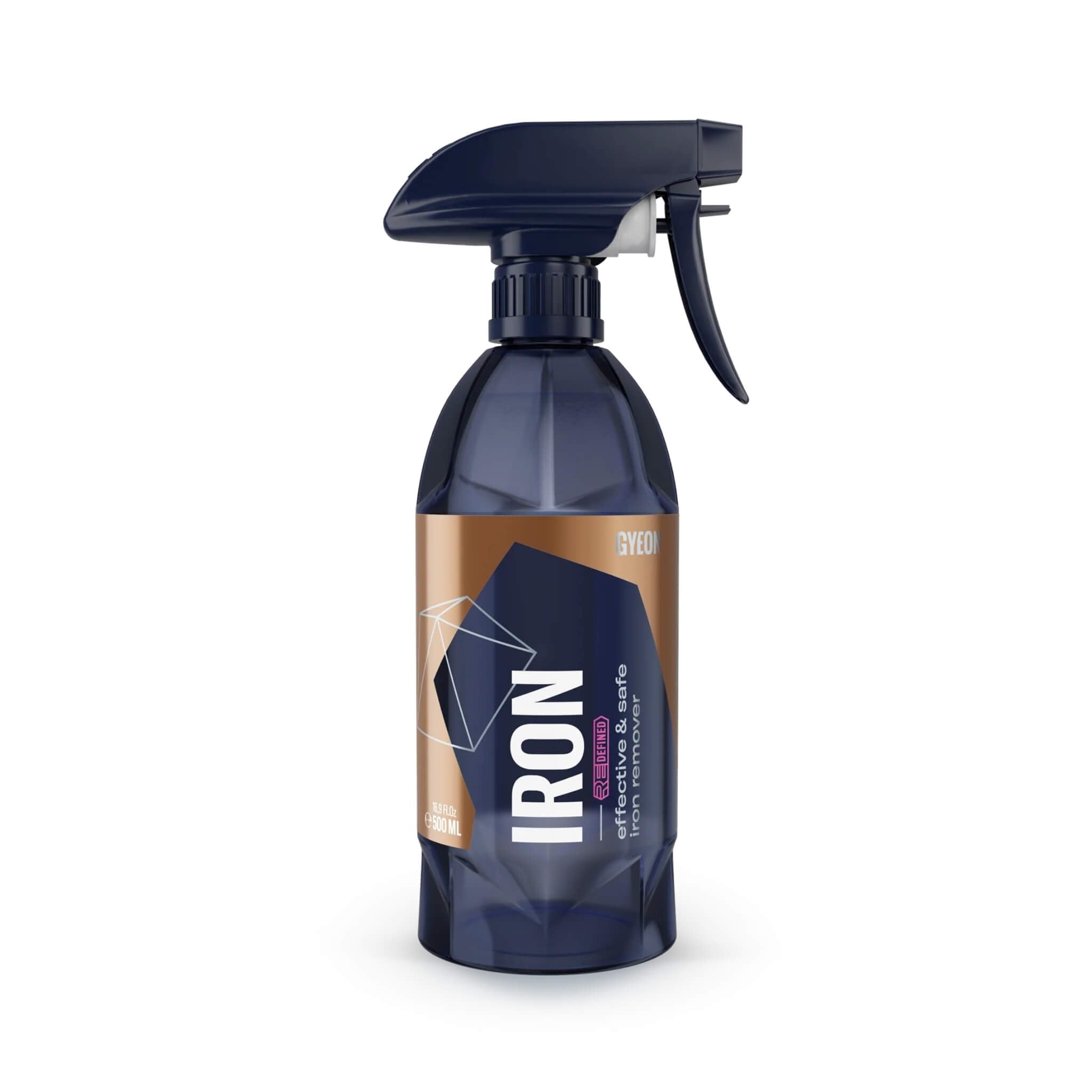 Gyeon Q²M Iron Redefined iron remover for brake dust, rail dust, and paint decontamination.