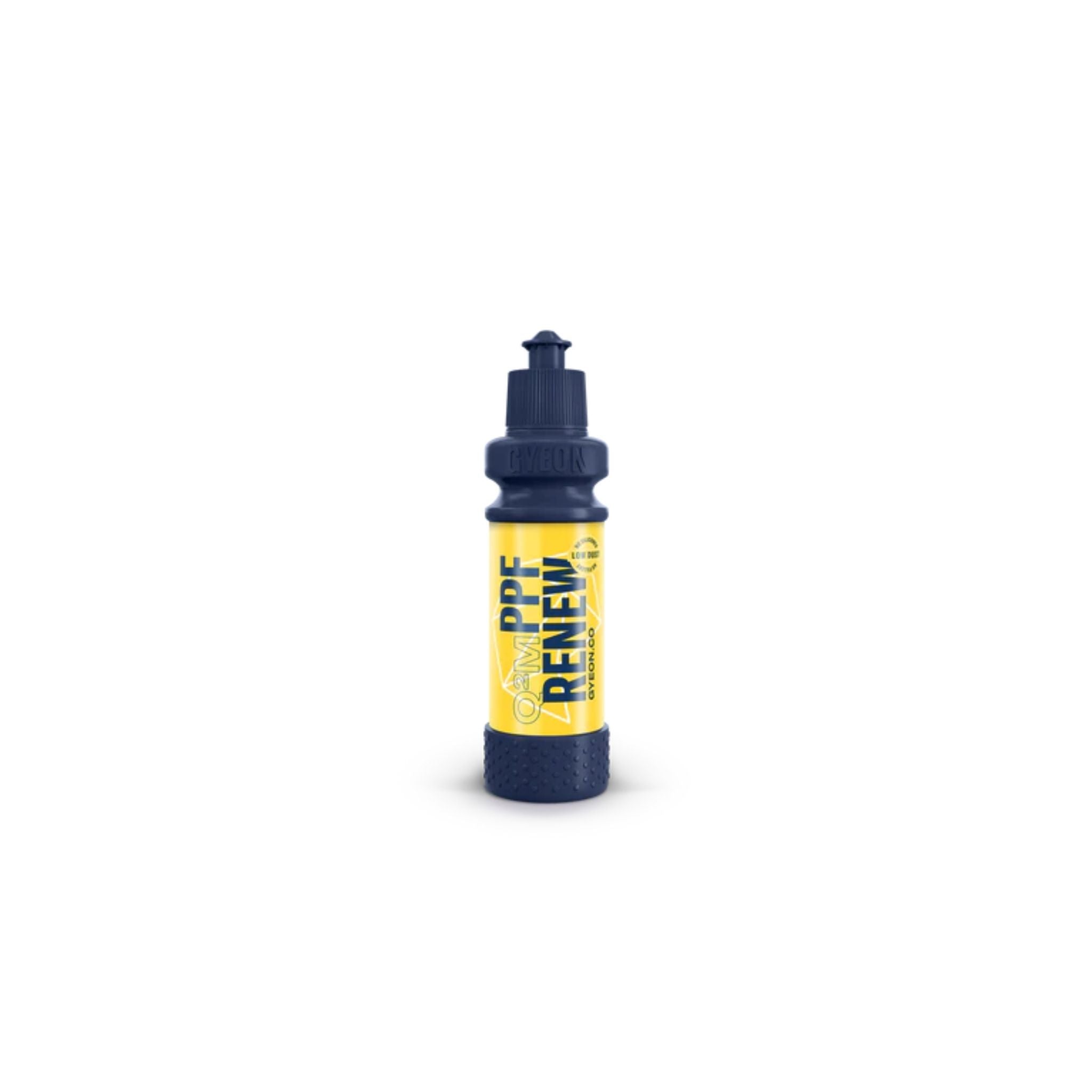 Gyeon Q²M PPF Renew paint protection film rejuvenator for restoring clarity and removing surface imperfections from PPF.