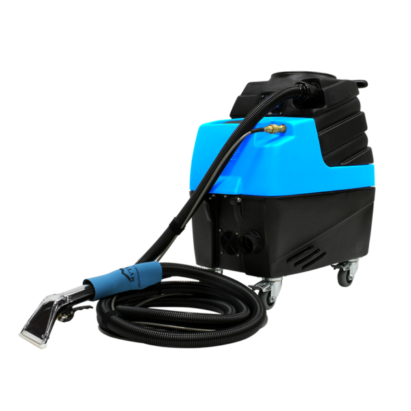 Mytee HP60 Spyder Heated Automotive Detail Extractor with a neoprene Heatguard hosewrap for added grip and user comfort.