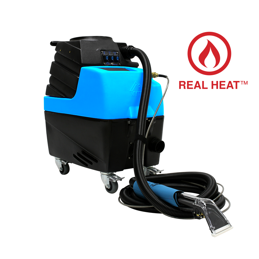 Mytee HP60 Spyder Heated Automotive Detail Extractor capable of generating high-temperature water for effective cleaning.