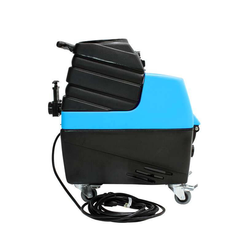 Side view of Mytee HP60 Spyder Heated Automotive Detail Extractor with compact, durable design for easy storage.