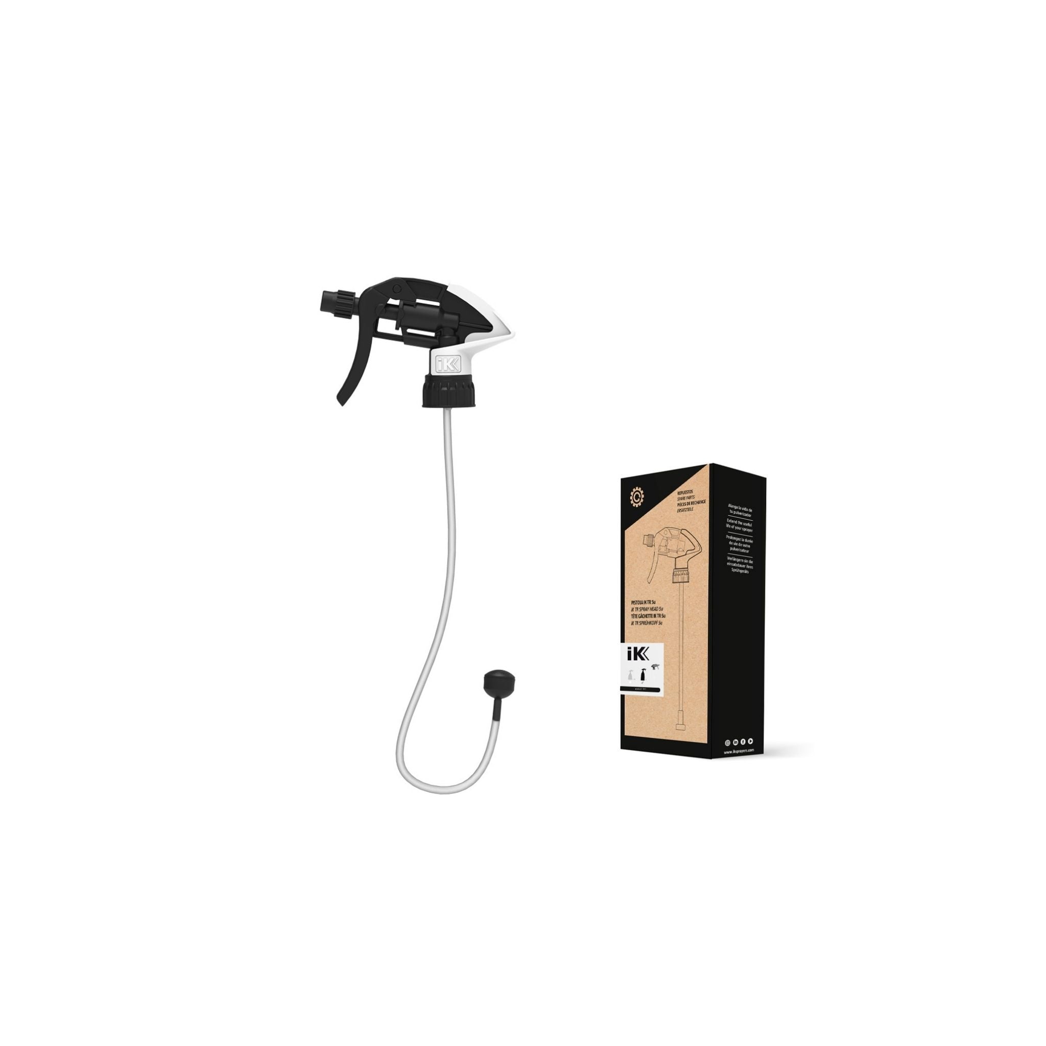 IK MULTI TR 1 360º Replacement Trigger designed for chemical resistance and continuous spraying in any position.