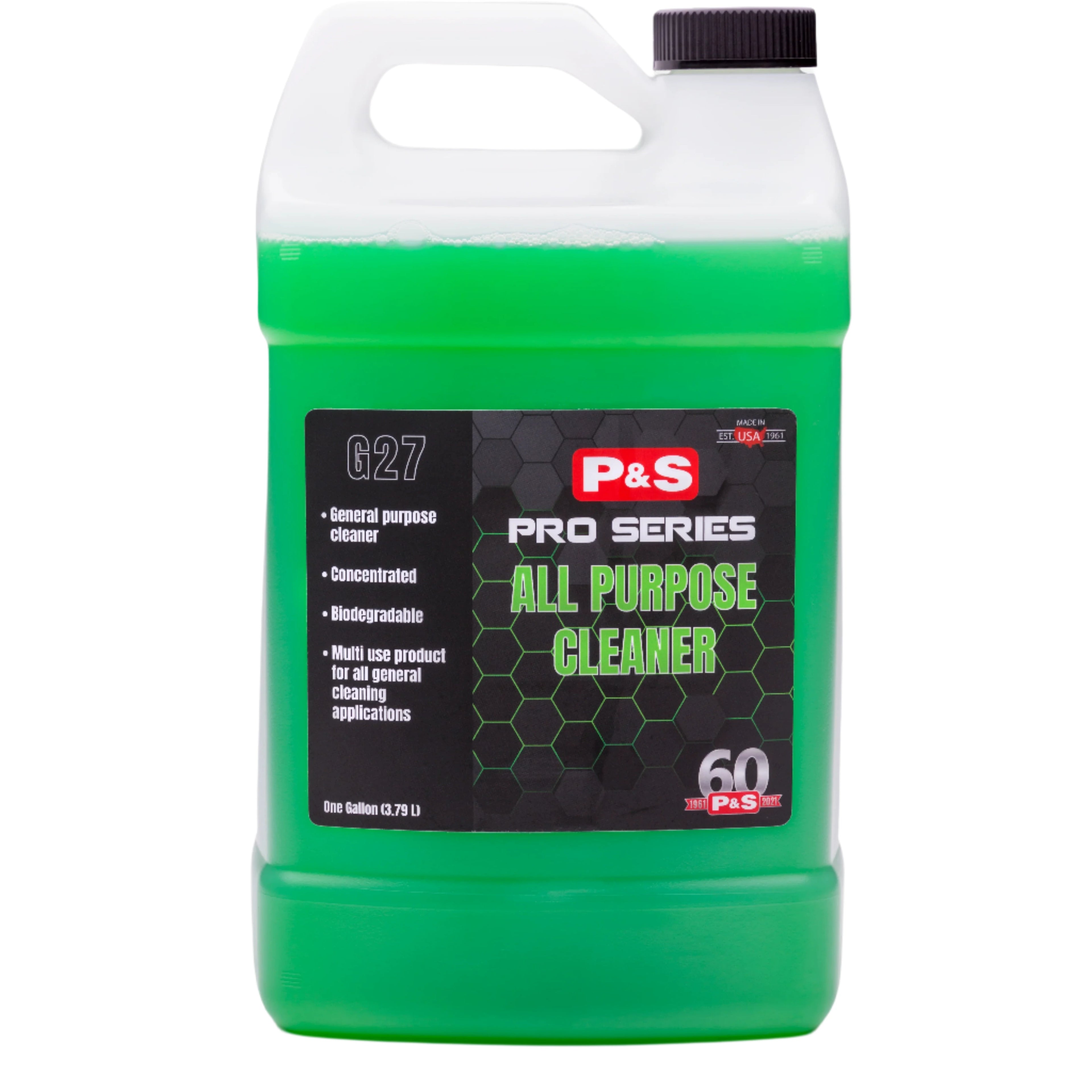 Container of P&S All Purpose Cleaner, a multi use product for all general cleaning applications.