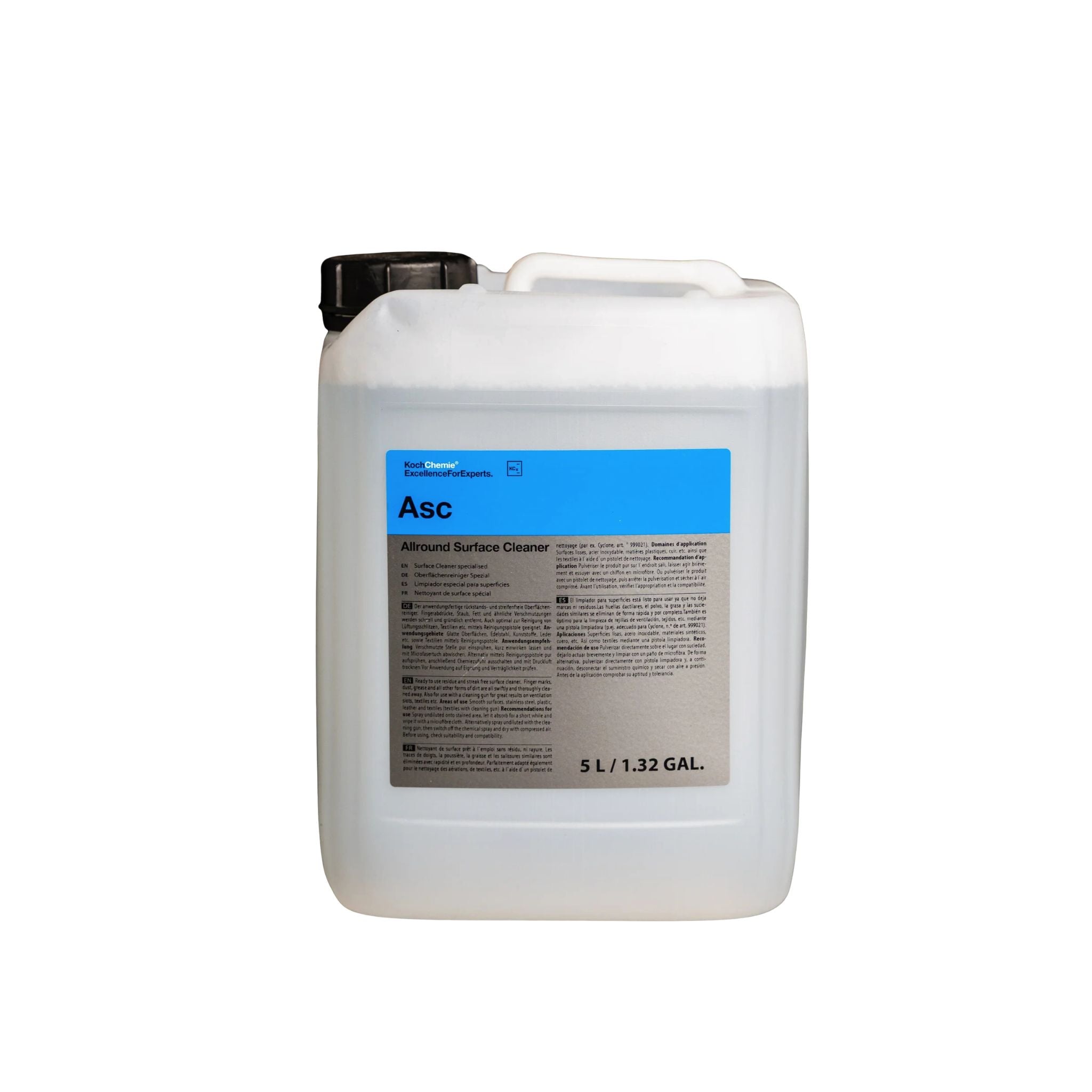Koch-Chemie Allround Surface Cleaner 5L, effective multi-surface cleaner for interior and exterior vehicle detailing.