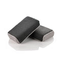 Koch-Chemie Clay Scrubber Black-Grey 2PK, dual-sided pads for effective hand removal of surface contaminants from paint.