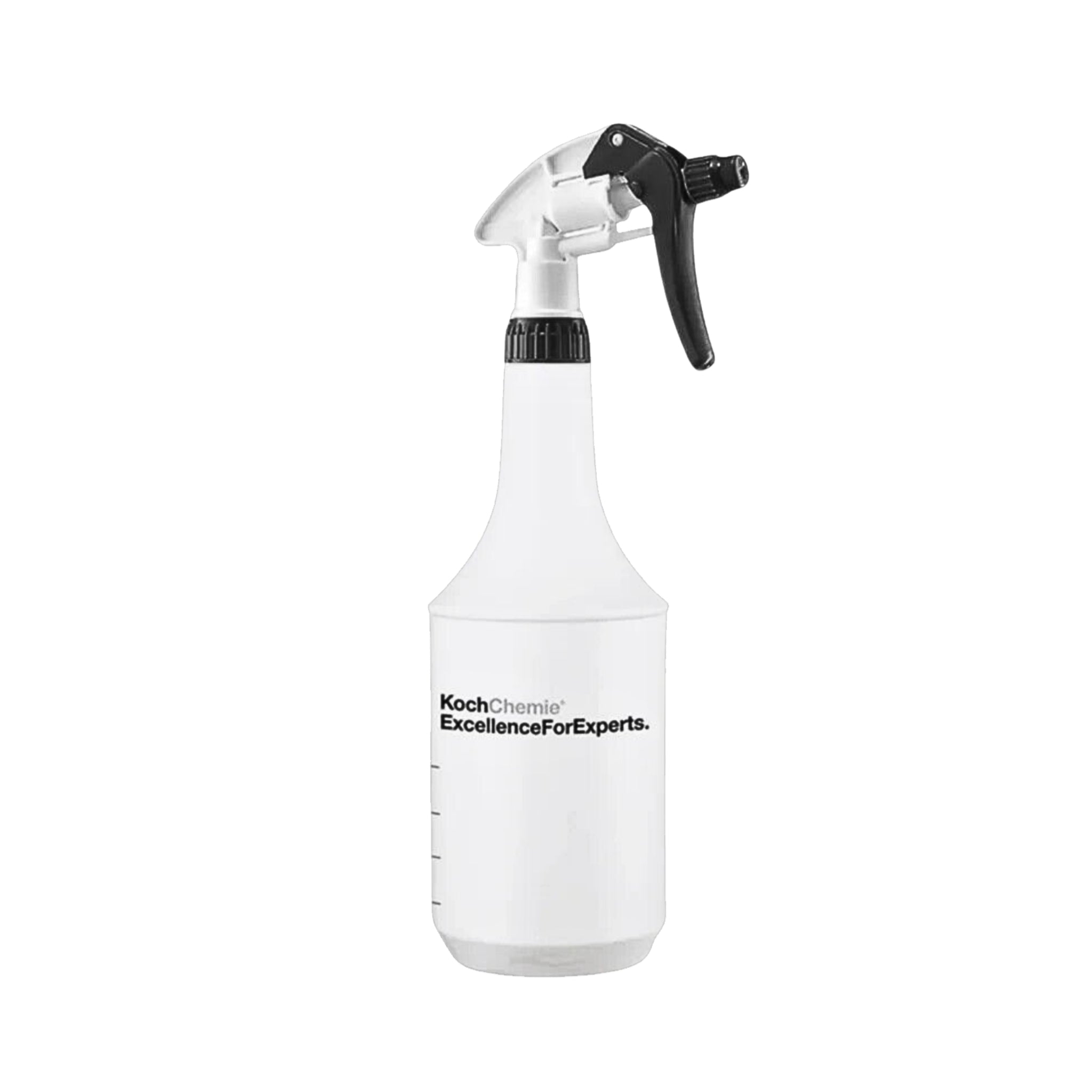 1L Koch-Chemie HDPE Cylindrical Bottle with scale, 28/400 thread, fits Jumbo, Double Action, and Star spray heads.