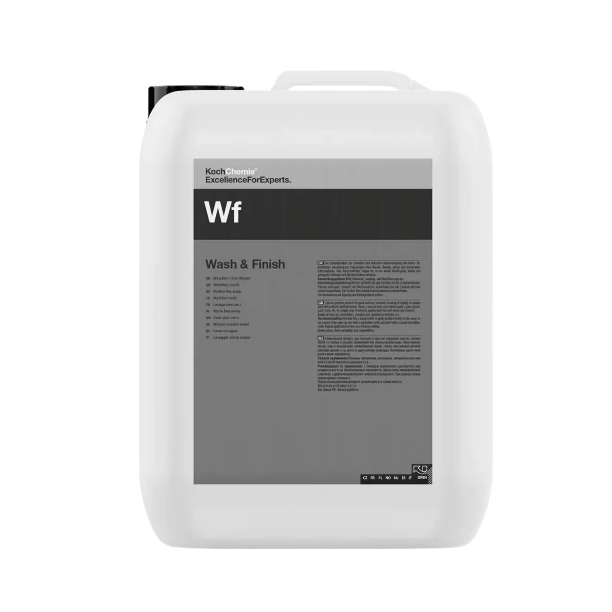 Koch-Chemie Wash & Finish for waterless exterior cleaning, care, and sealing in a single step.