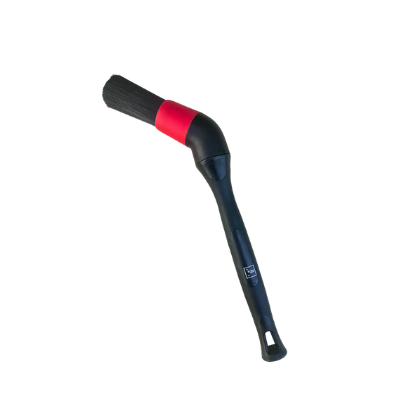 Koch-Chemie Red Exterior Brush, an acid-resistant brush designed for safe and effective cleaning of rims.
