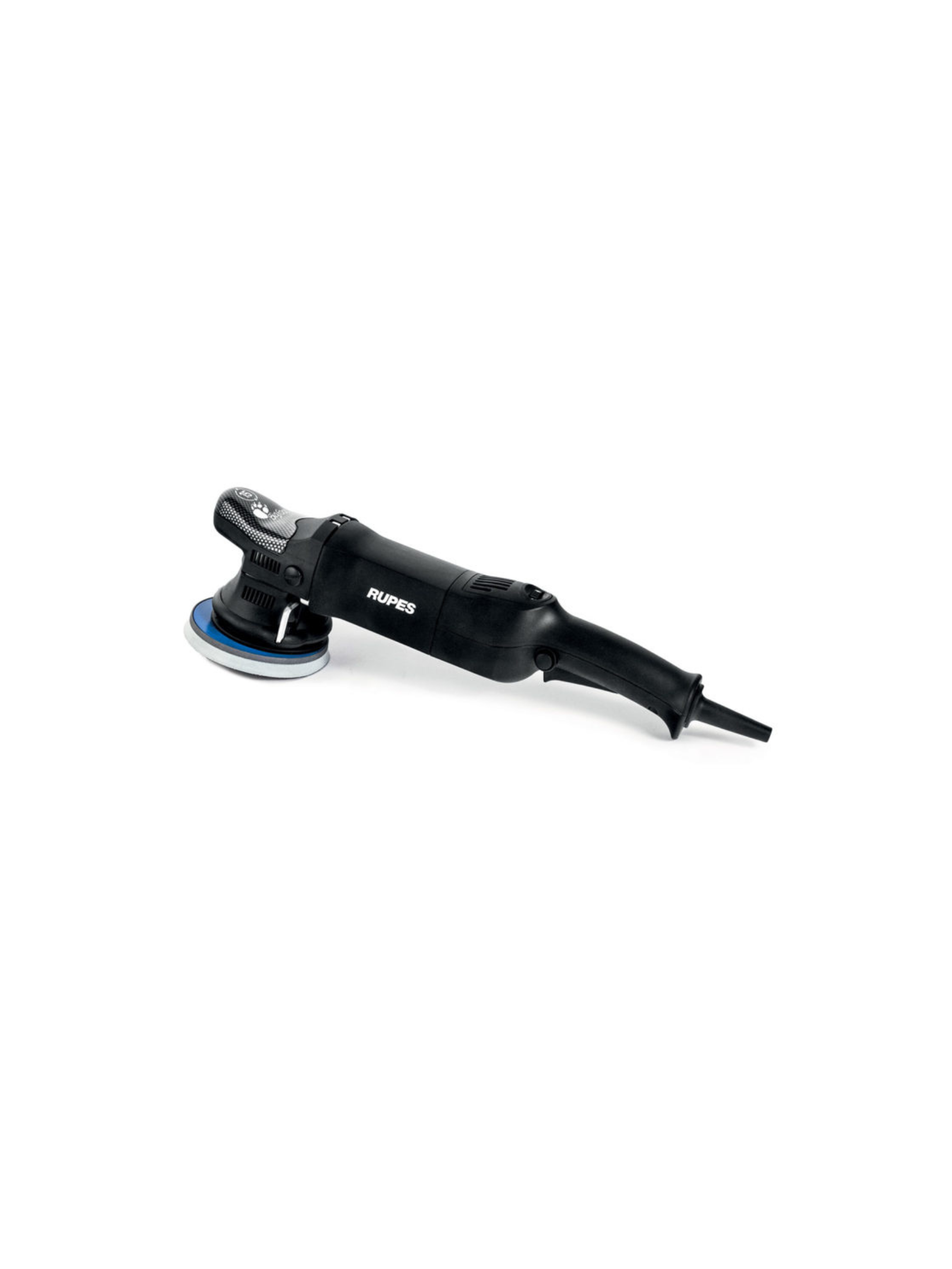 RUPES Bigfoot LHR15ES shown as the base tool with a 15mm orbit suitable for curved surfaces.